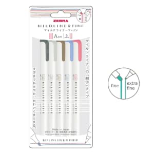 Resaltadores Mildliner Sign Pen (Set A) Edición Limitada