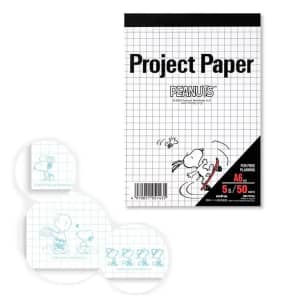 Paper Pad Okina SNOOPY A6 (GRID 50H)