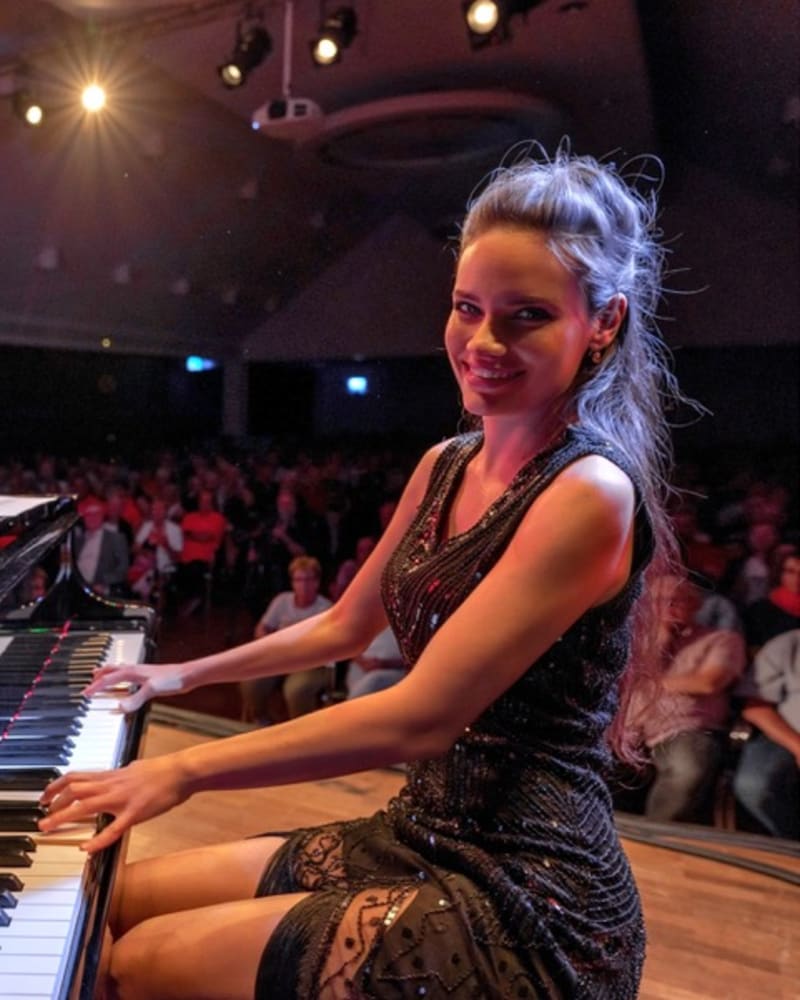 Photo de Ladyva & Barcelona Big Blues Band en concert