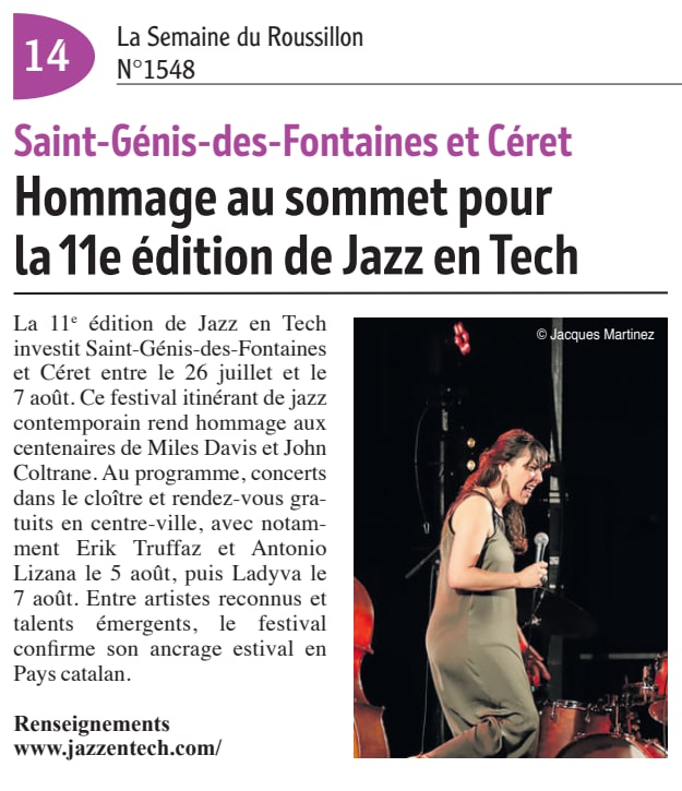 Hommage au sommet pour la 11e édition de Jazz en Tech