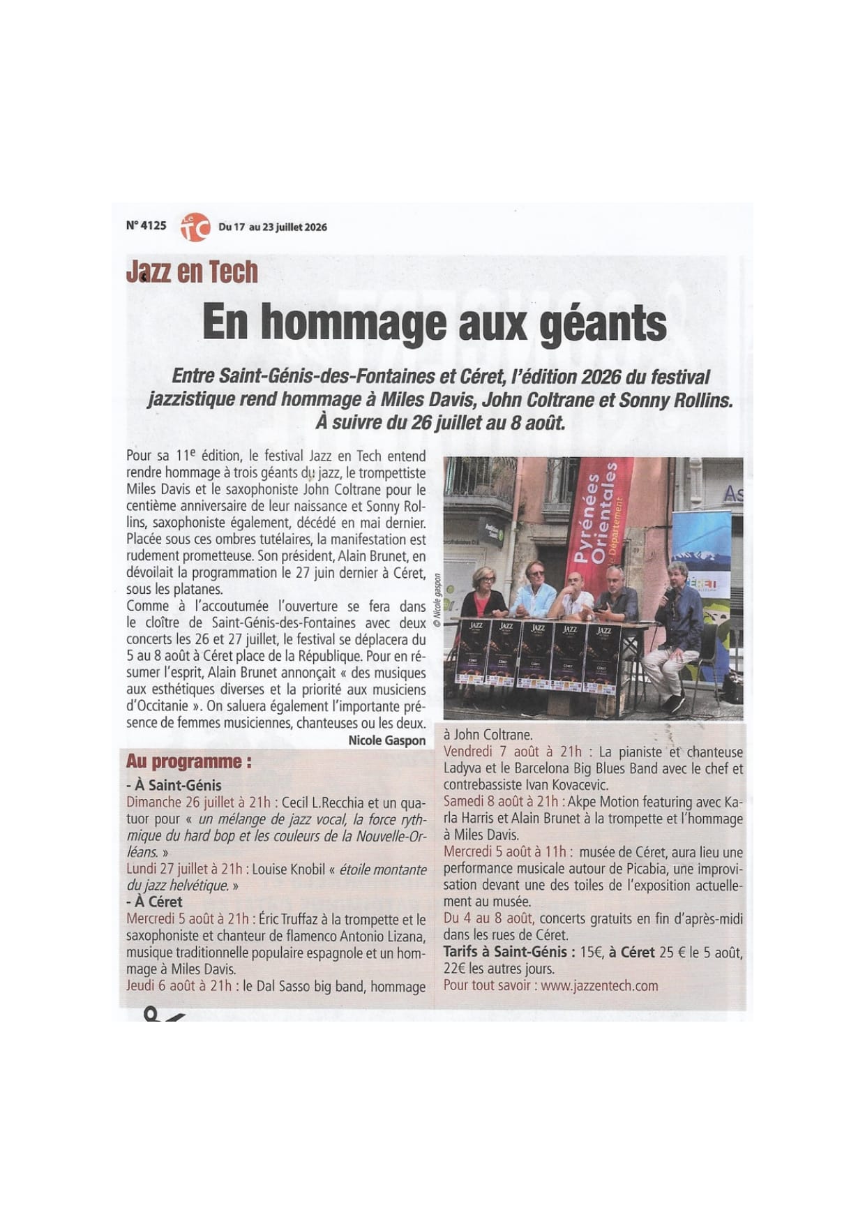Jazz en Tech, l'édition du centenaire
