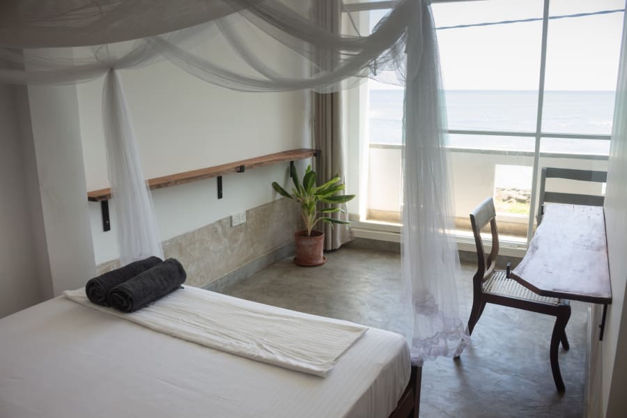 Room 01 Ocean Suite bed