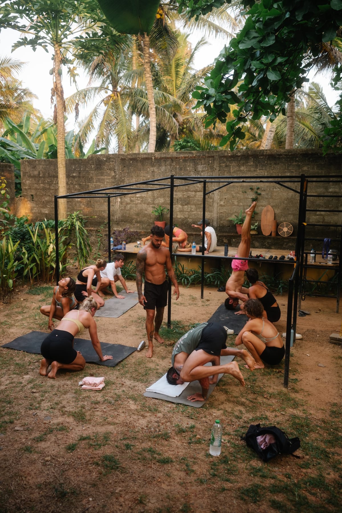 Outdoor calisthenics gym at Stable Gains