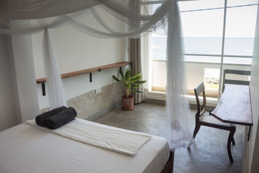 Room 01 Ocean Suite bed
