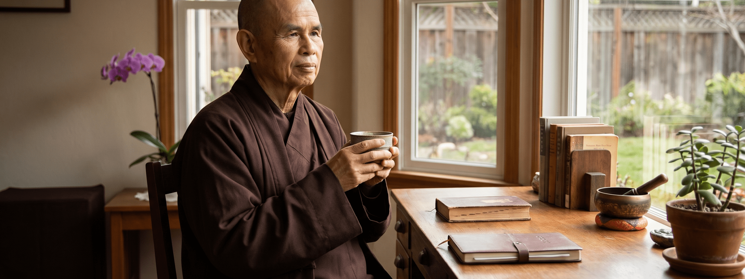 Cover image for "Mindfulness in Daily Life: A Philosophical (Buddhist roots) and Practical Approach from Thich Nhat Hanh" - Get Mentors Blog