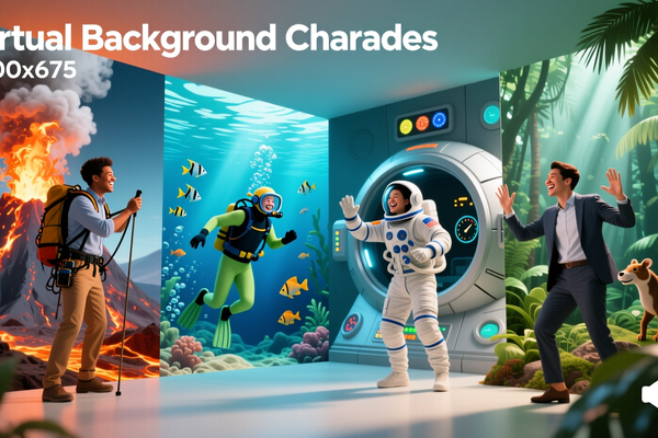 Virtual Background Charades