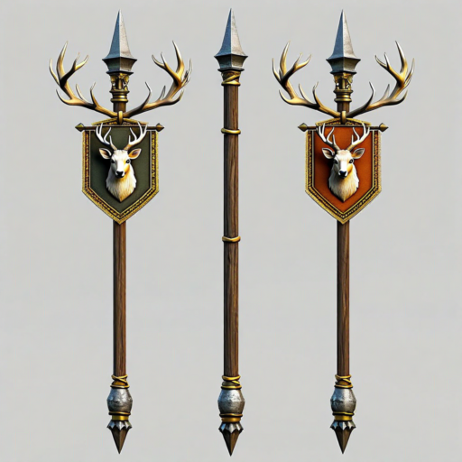 Medium Staglord Banner Pike