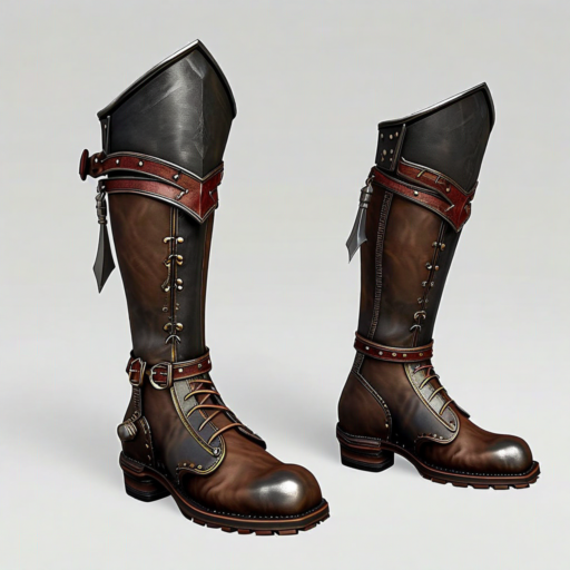 Demenissian Uniform Leather Boots