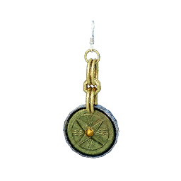 Engraved Gold Earring