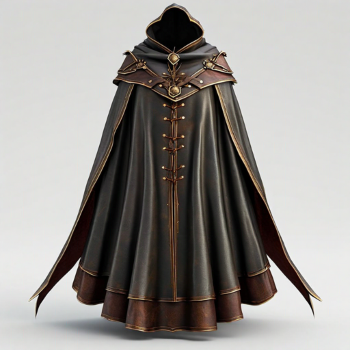 Leather Cloak of the Fallen Kingdom