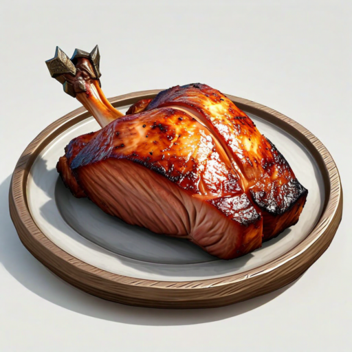Salt-Roasted Bird Meat