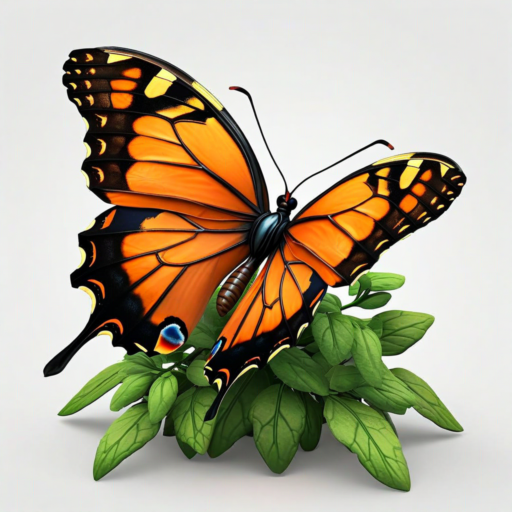 Orange Oakleaf Butterfly