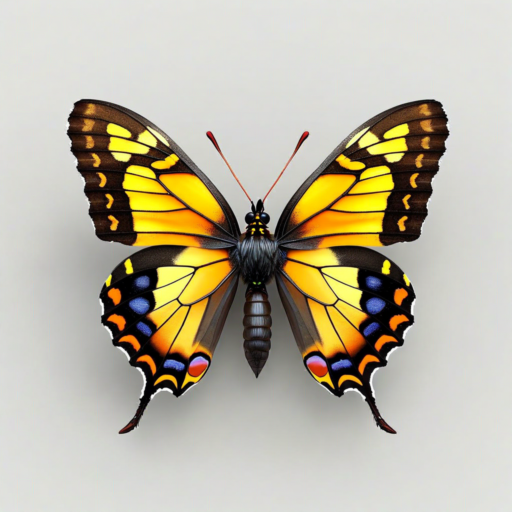 Orange-Barred Sulphur Butterfly