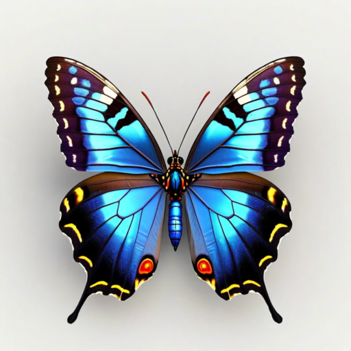 Southern Blue Peacock Butterfly