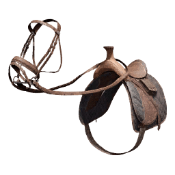 Shabby Horse Saddle