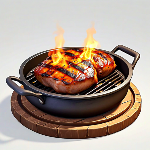 Filling Grilled Bird Meat