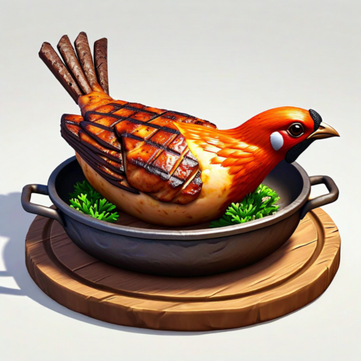 Satisfying Grilled Bird Meat