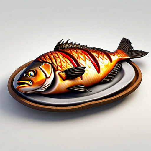 Filling Large Grilled Fish
