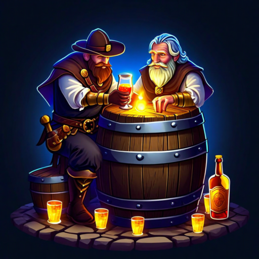 Drunkard in the Liquor Barrel