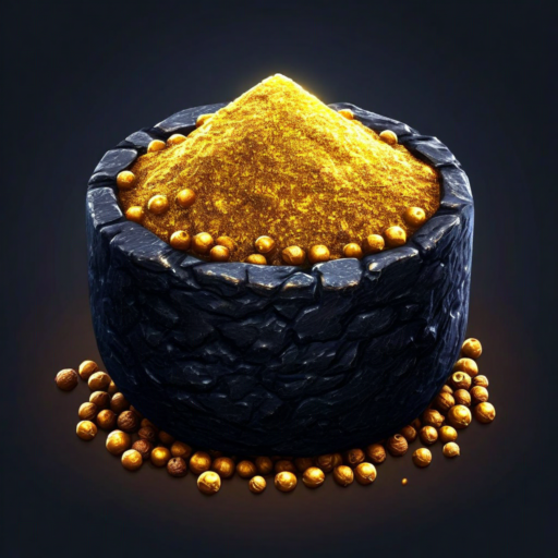 Gold Made from Black Pepper