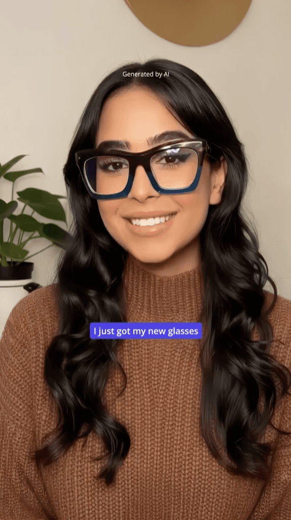 Glasses Fashion Ad