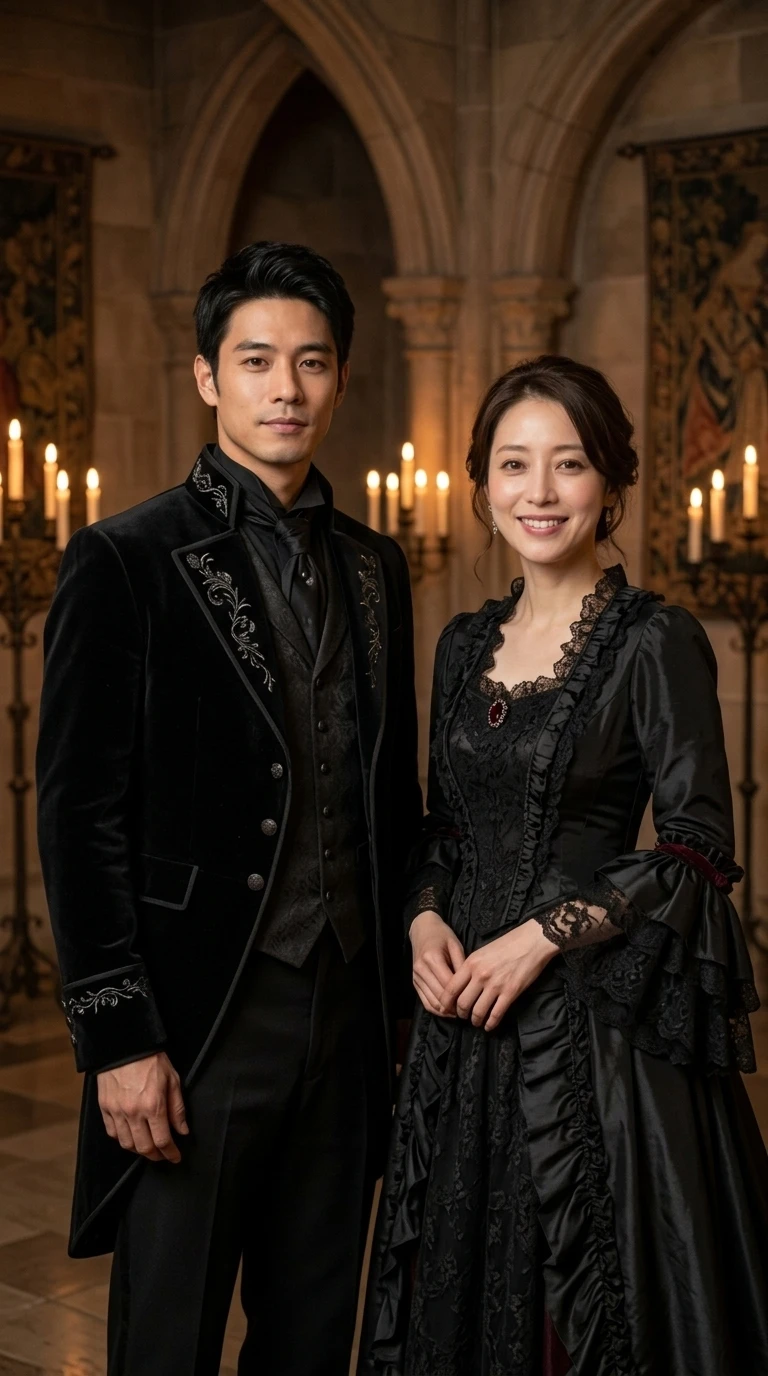 Actual output: Gothic ballroom