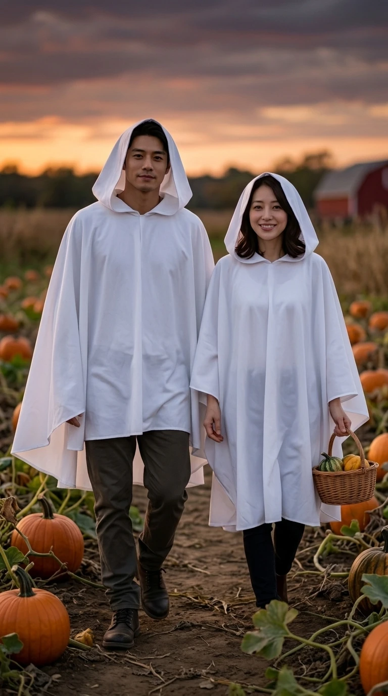 Actual output: Ghostly pumpkin date