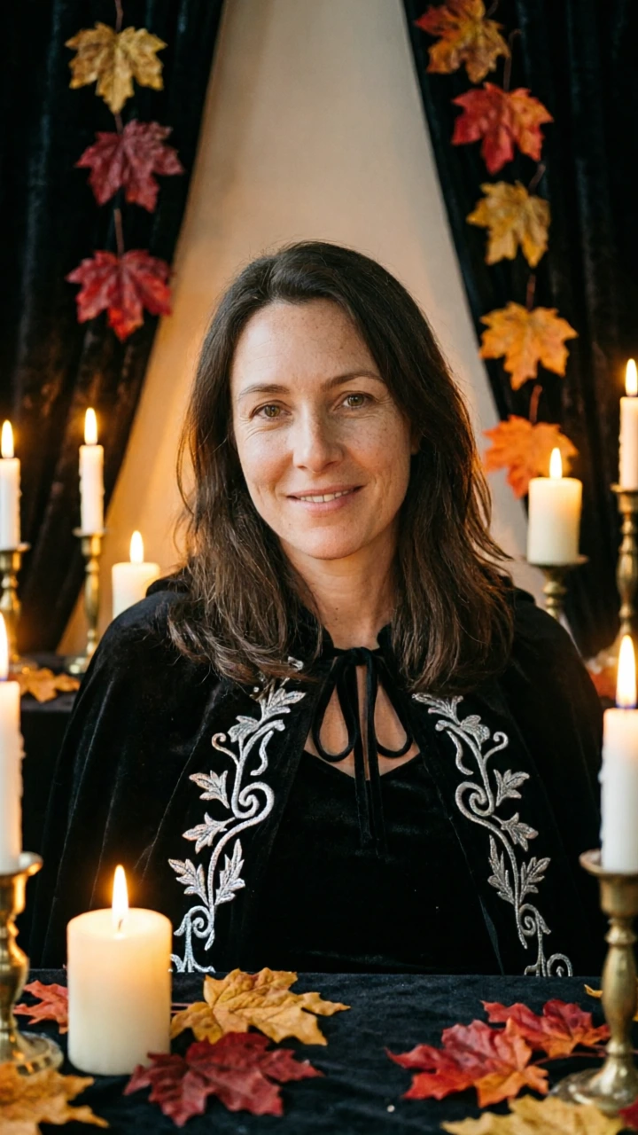 Candlelit gothic: actual generated Halloween portrait