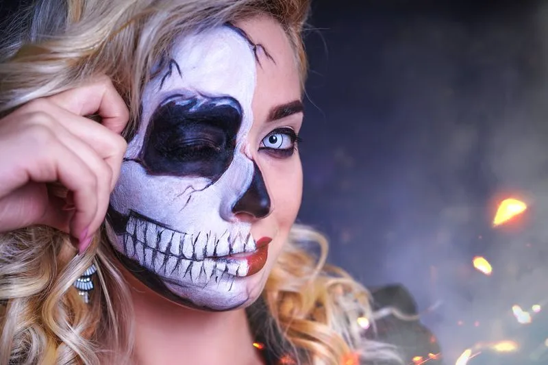 Skeleton makeup · costume inspiration reference