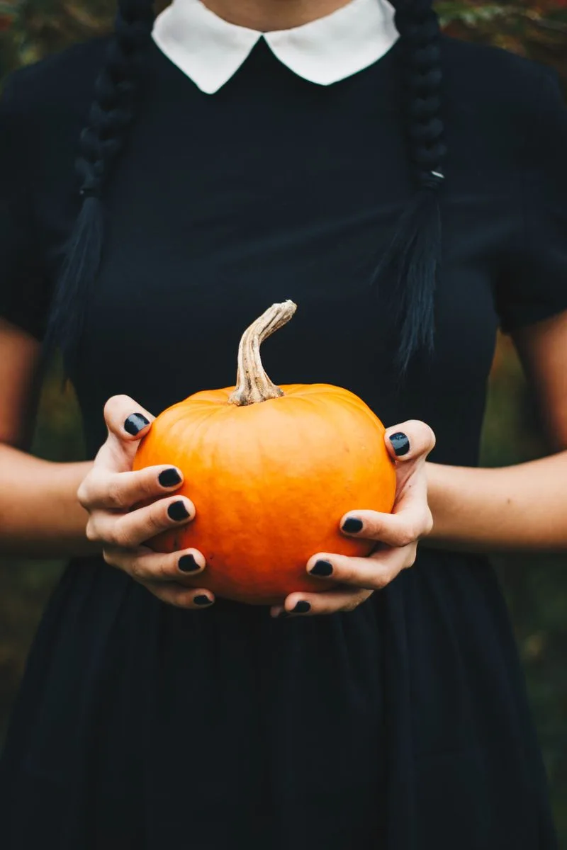 Pumpkin-night portrait · costume inspiration reference