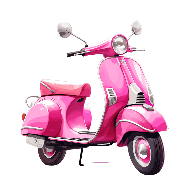 pink-vespa