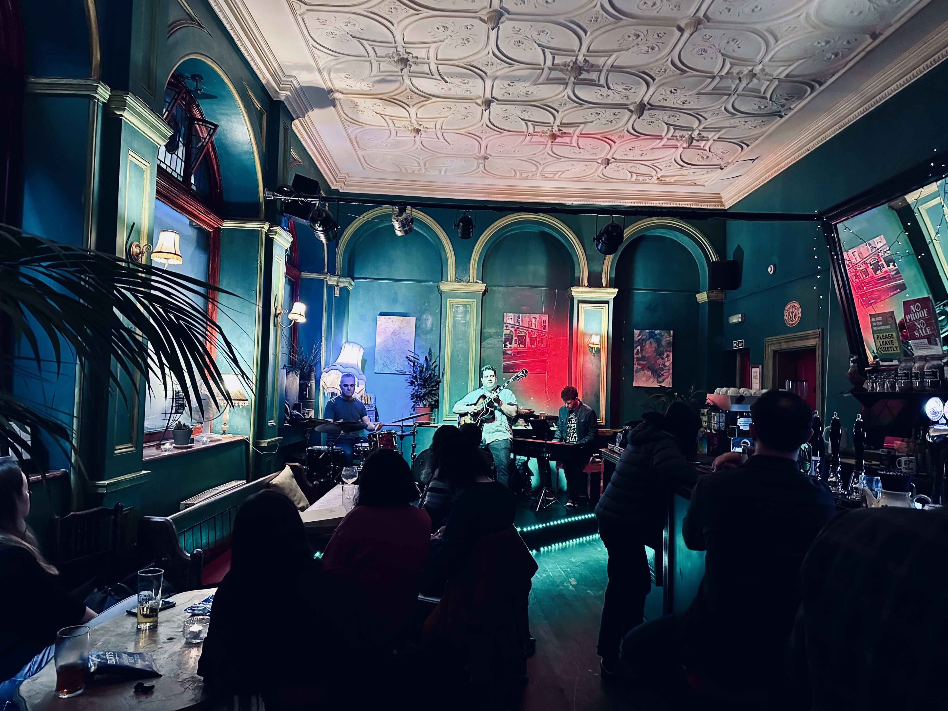 Interior of Bread & Roses, a pub in Plymouth