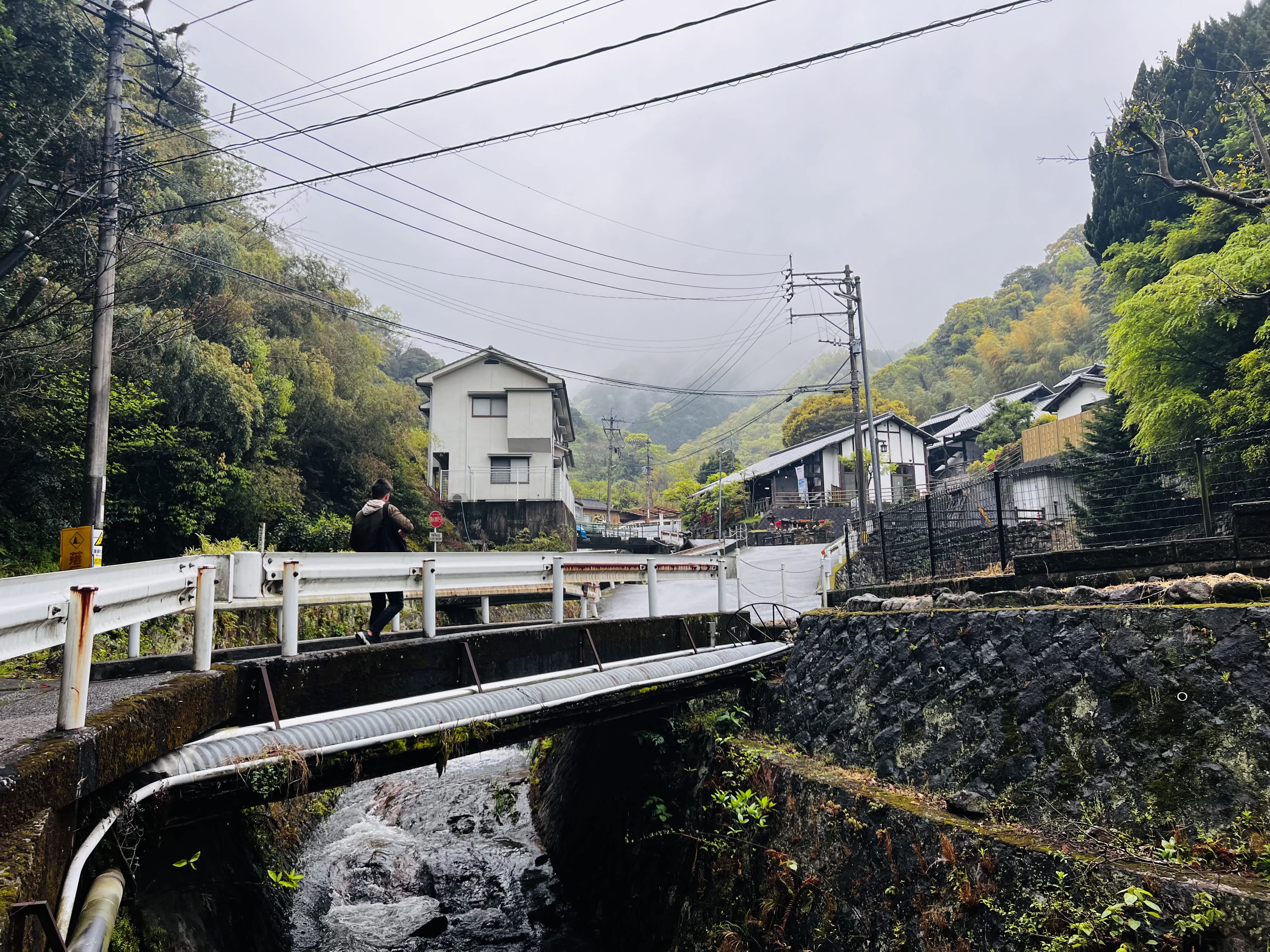 on our way to the best Onsen ever