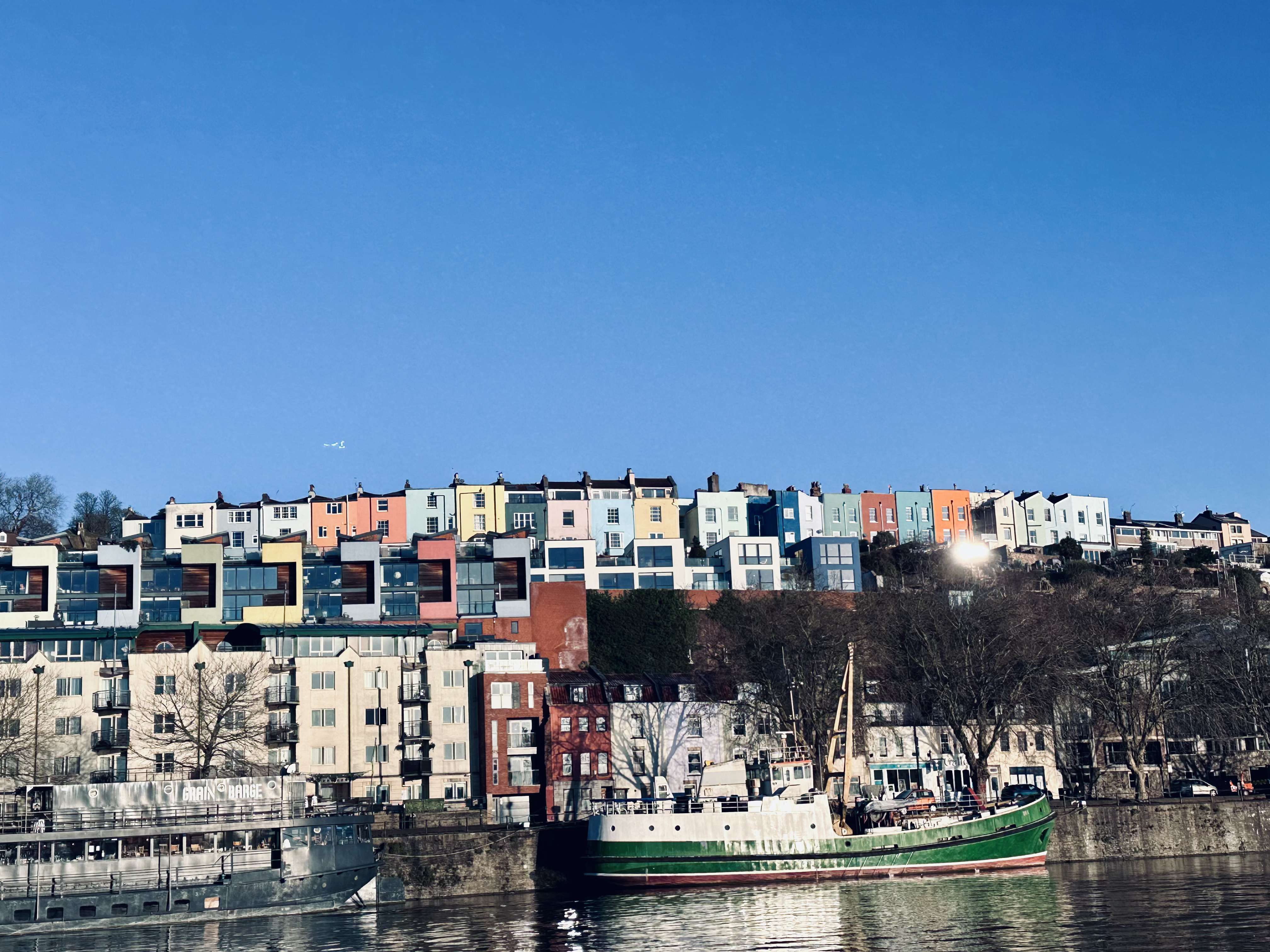 colorful Bristol houses