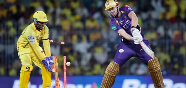 ചെപ്പോക്കിൽ ജയം തുടർന്ന് ചെന്നൈ; കൊൽക്കത്തയ്ക്ക് ആദ്യ ജയം ഇനിയും അകലെ