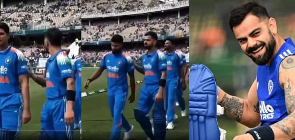 'ഇനി നിങ്ങളുടെ സമയമാടാ' ഗില്ലിനെയും അയ്യരിനെയും ഉന്തിയയച്ച് വിരാട്; കയ്യടിച്ച് ആരാധകർ
