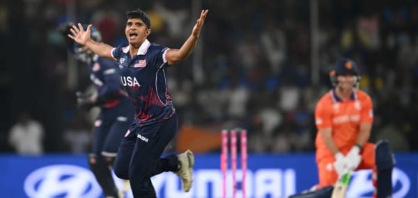 ആദ്യം അടിച്ചിട്ടു, പിന്നെ എറിഞ്ഞിട്ടു; ടി 20 ലോകകപ്പിൽ നെതർലാൻഡിനെതിരെ USA ക്ക് കൂറ്റൻ ജയം