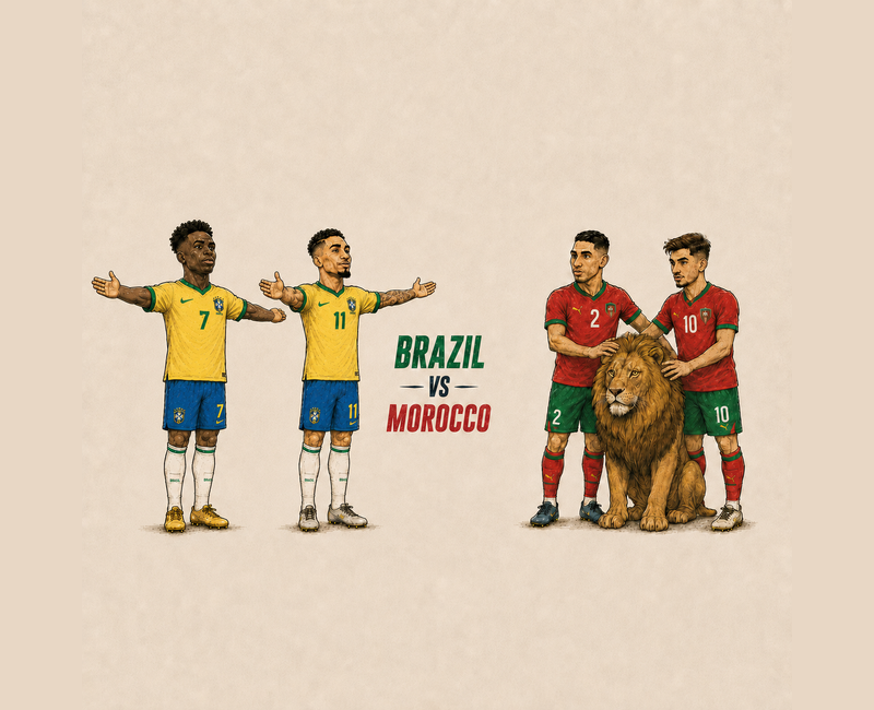Brazil vs Morocco: A Knockout Tie in the Group Stage