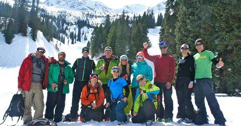 A great group after a hard day of Island Lake Lodge skiing
