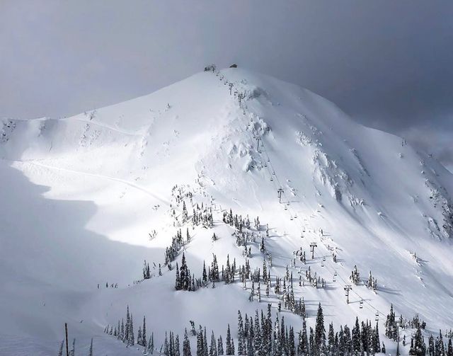 The upper part of polar peak