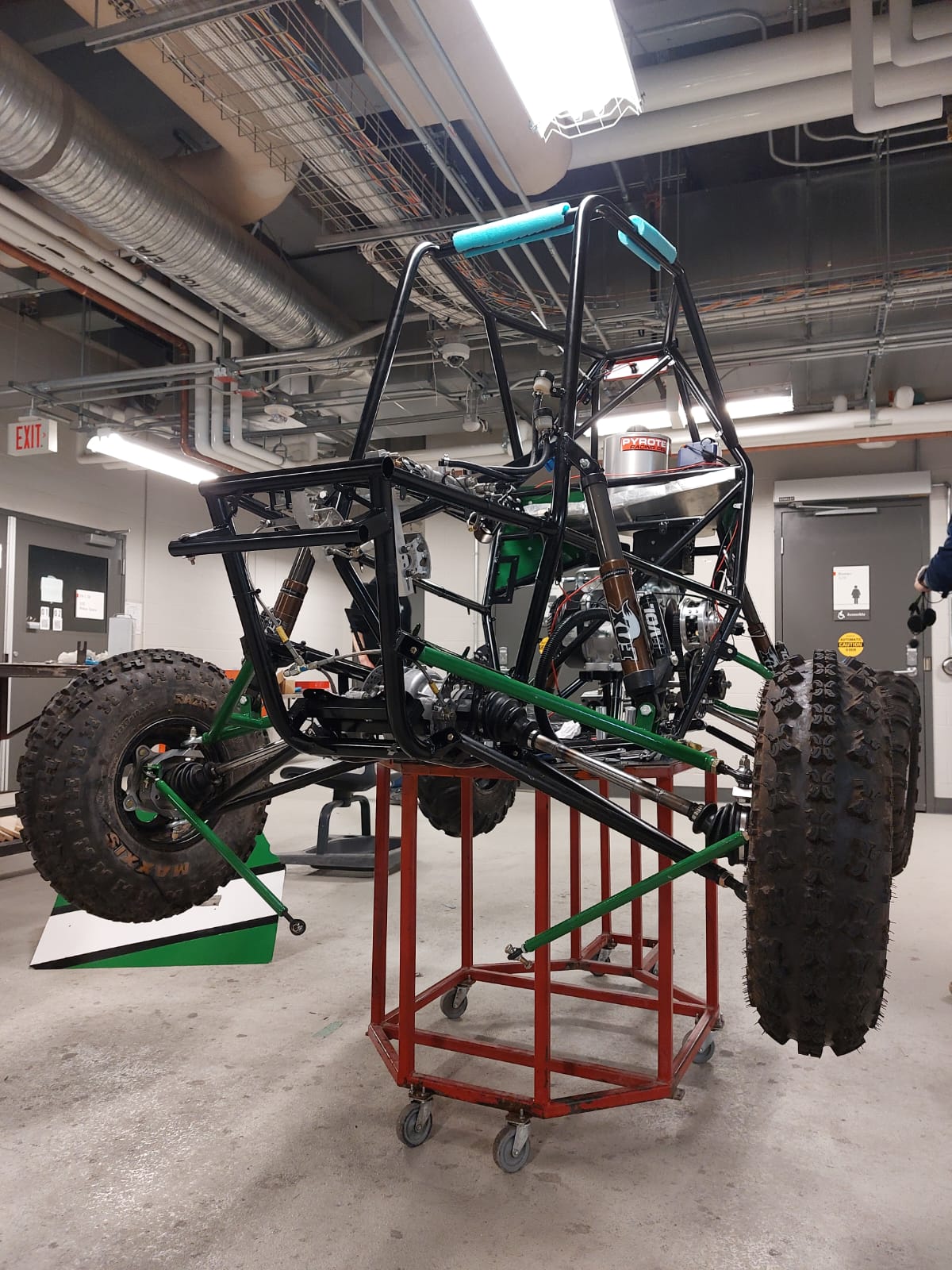 Car without body panels