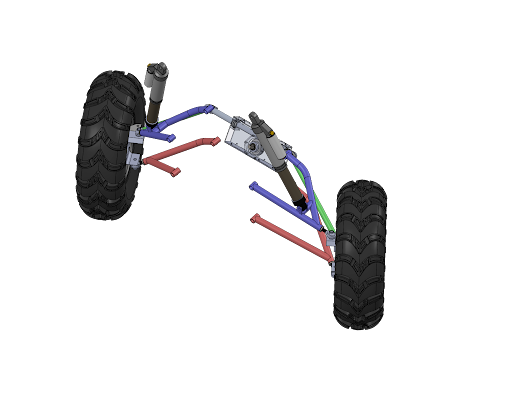 Suspensions arms and steering