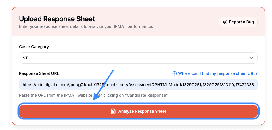 all exam response sheet analyzer free tool