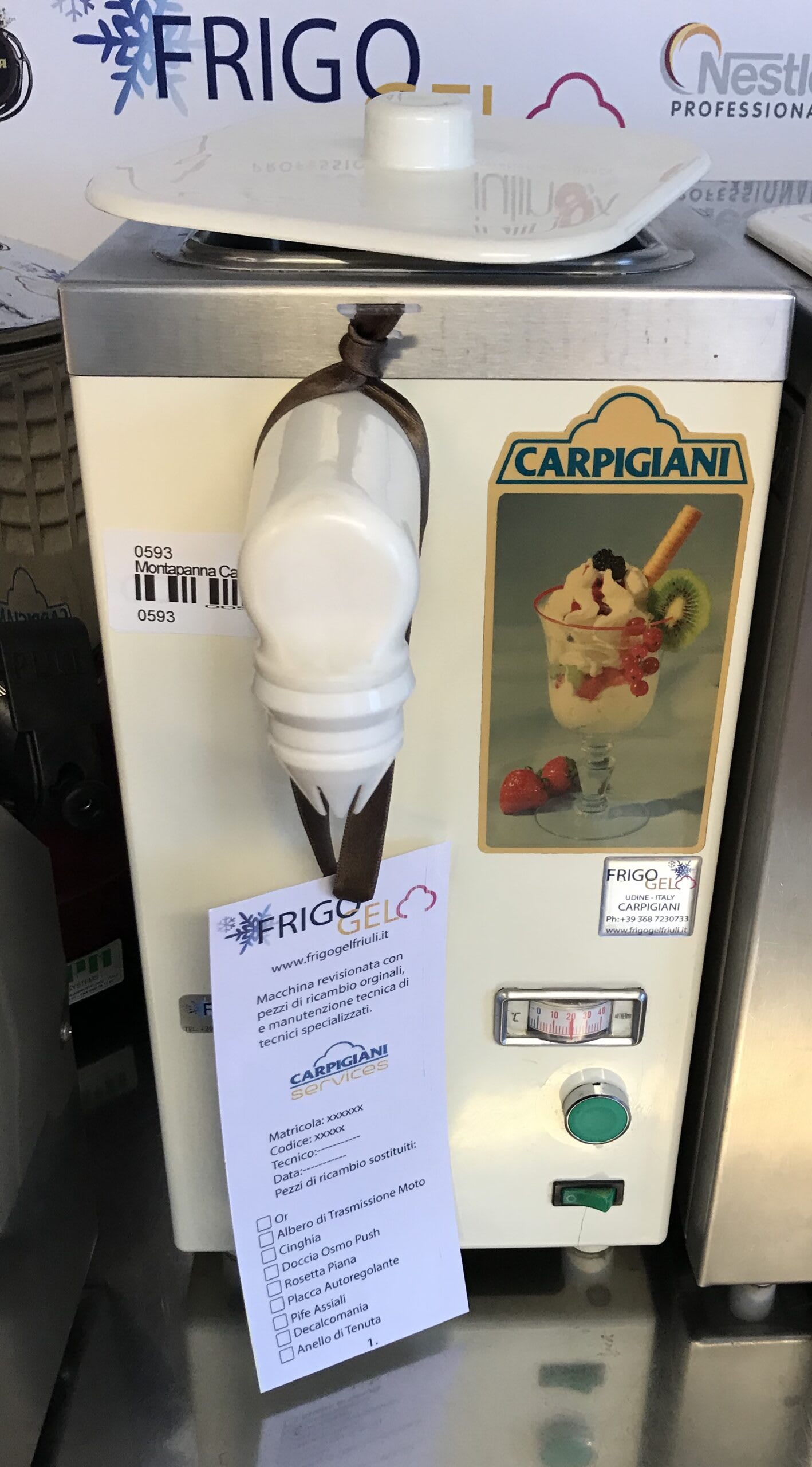 Montapanna  Ecowip Carpigiani Usata e revisionata