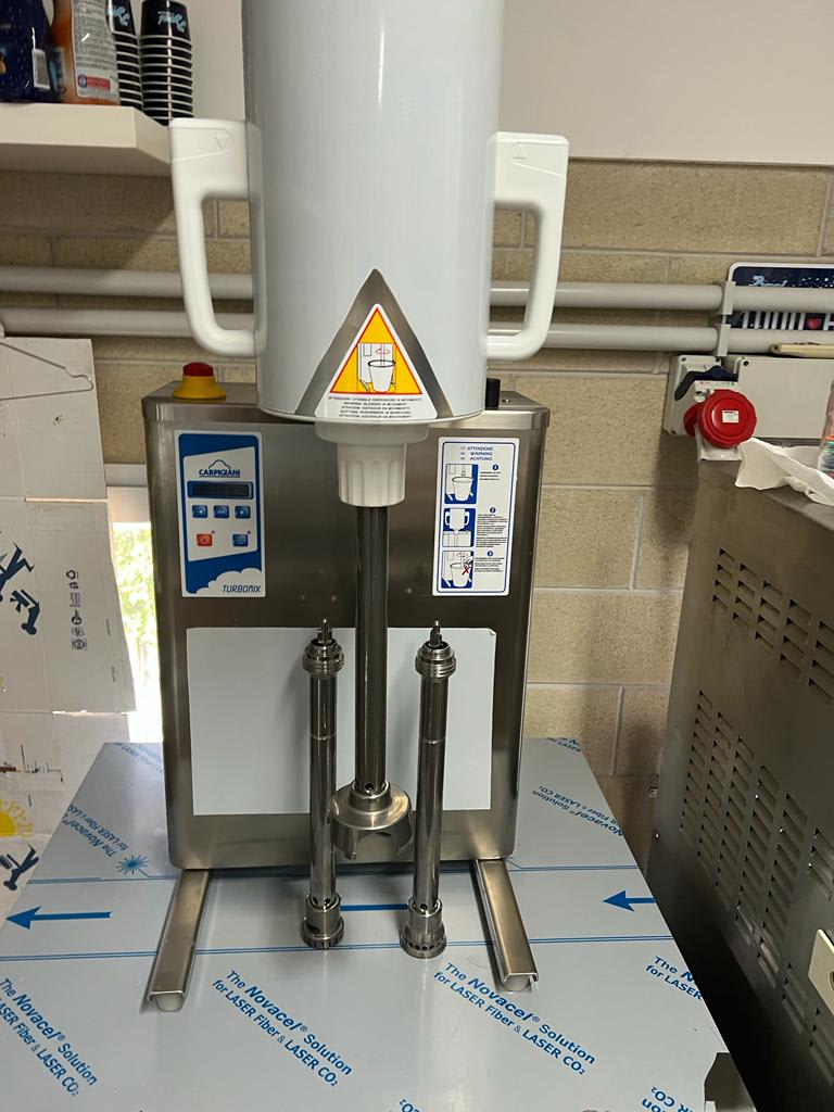 Carpigiani Turbomix 10 used (trade fair unit) complete with cutter
