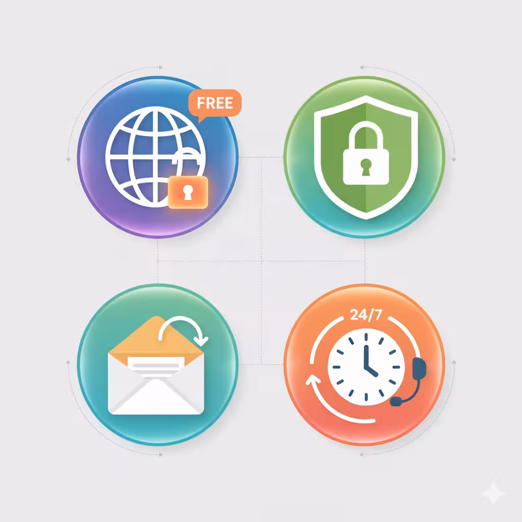 key features included with MissHosting plans