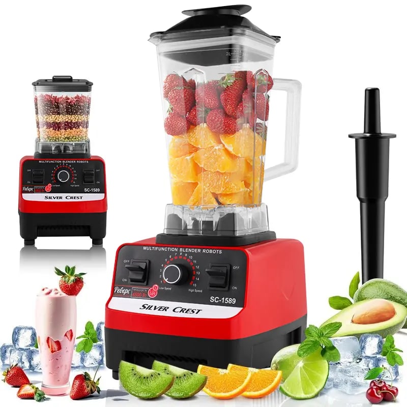 Blender Ultra Puissant Silver Crest 4500W & Plus – Smoothies, Jus & Broyage Pro