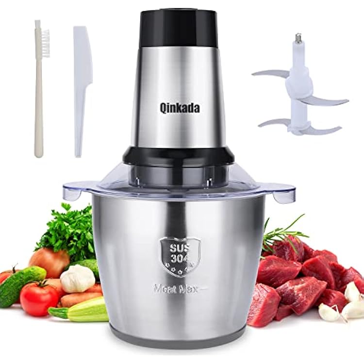 Hachoir Électrique 5L 1200W – Coupe, Hache & Mixe en Quelques Secondes