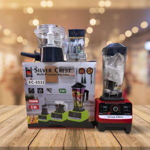 Robot Mixeur 3 en 1 Silver Crest – Blender, Moulin & Hachoir (Ultra Puissant)