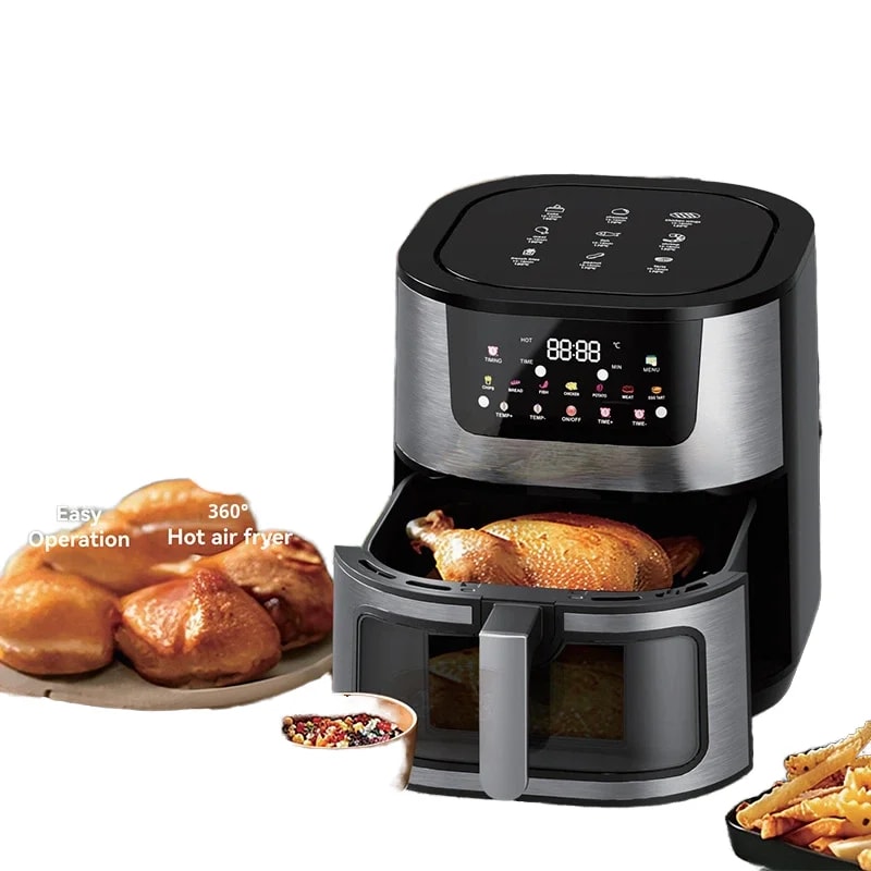 Friteuse Sans Huile XXL 15L – Air Fryer Ultra Puissante 2800W (Grande Famille / Pro)